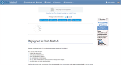 Desktop Screenshot of club.maths-fi.com