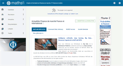 Desktop Screenshot of emploi-finance.maths-fi.com