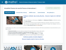 Tablet Screenshot of emploi-finance.maths-fi.com